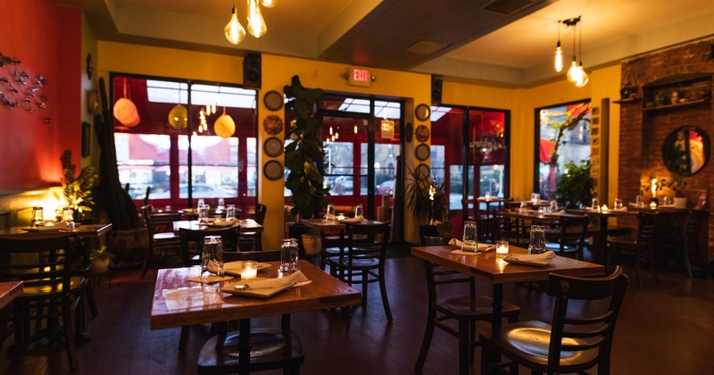 Interior, dining area