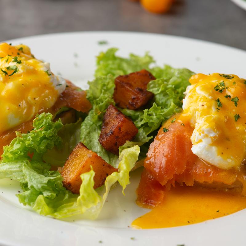 *SALMON EGGS BENEDICT photo