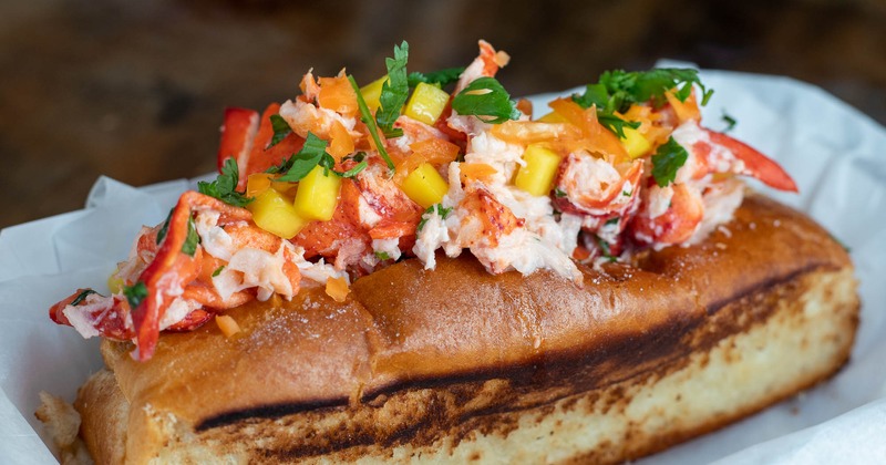 Island Breeze lobster roll