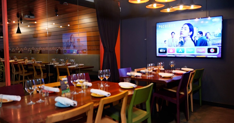 Interior, dining area