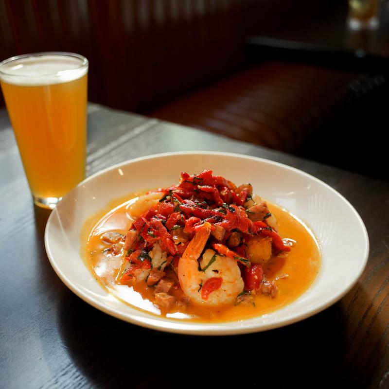 Sautéed Shrimp & Gouda Grits photo