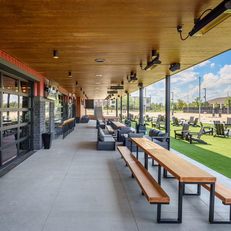 Exterior benches seating