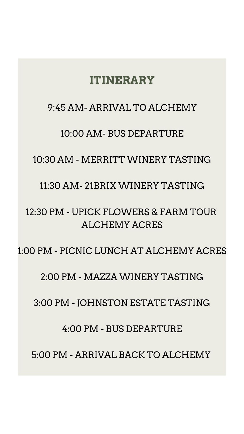 Lake Erie Wine Trail Itinerary event photo