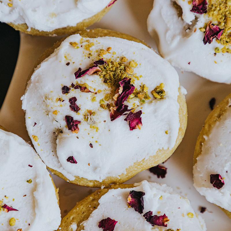 Rose Pistachio Donut photo