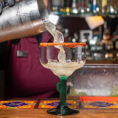 Pina Colada prepping.