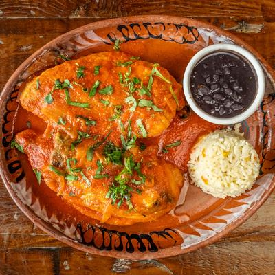 Chiles Rellenos chicken.