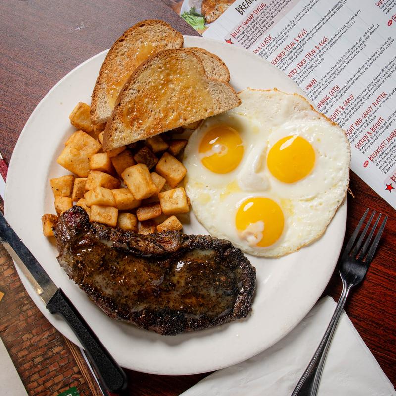 Blackened Steak & Eggs photo