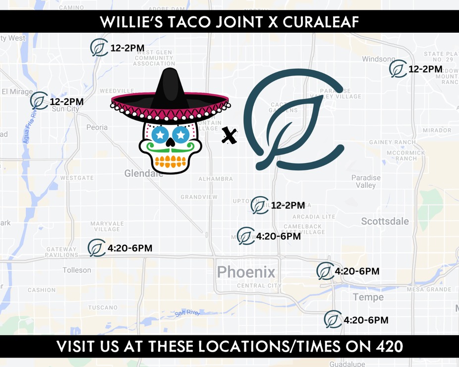 Willie's Taco Joint x Curaleaf Dispensary event photo