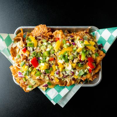 Asian wonton nachos.