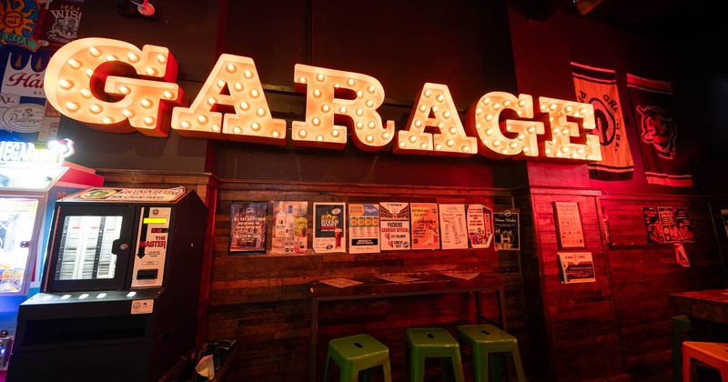 Interior, seating place near wall