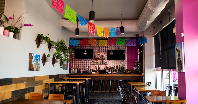 Interior, dining and bar area