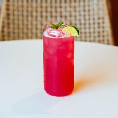 Dragon Fruit Lemon Mint Refresher.