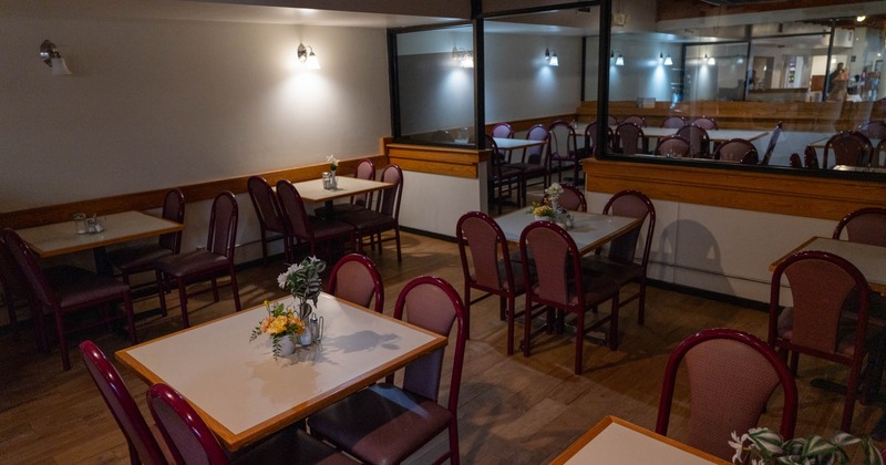 Interior dining area