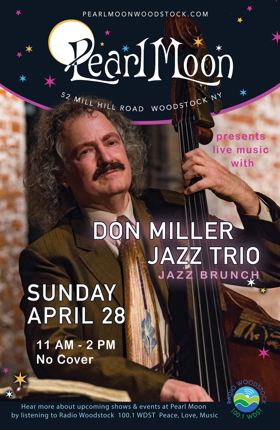 JAZZ BRUNCH with THE DON MILLER JAZZ TRIO at PEARL MOON WOODSTOCK event photo