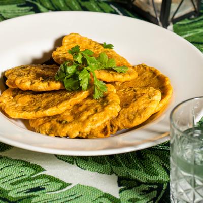 Cod Fish Corn Fritters.