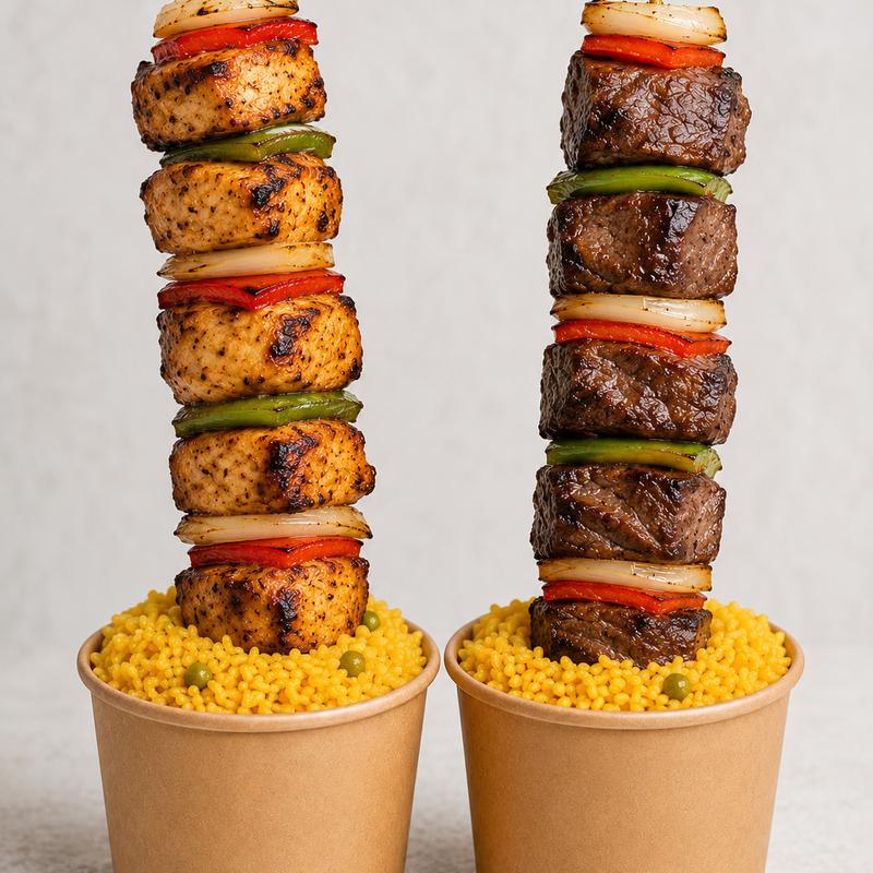 Skewers with Rice photo