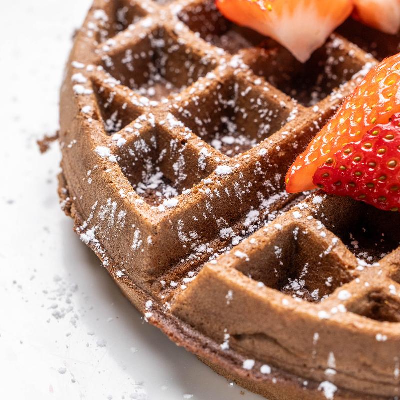menu item 6 of 11, Belgian or Chocolate Waffle