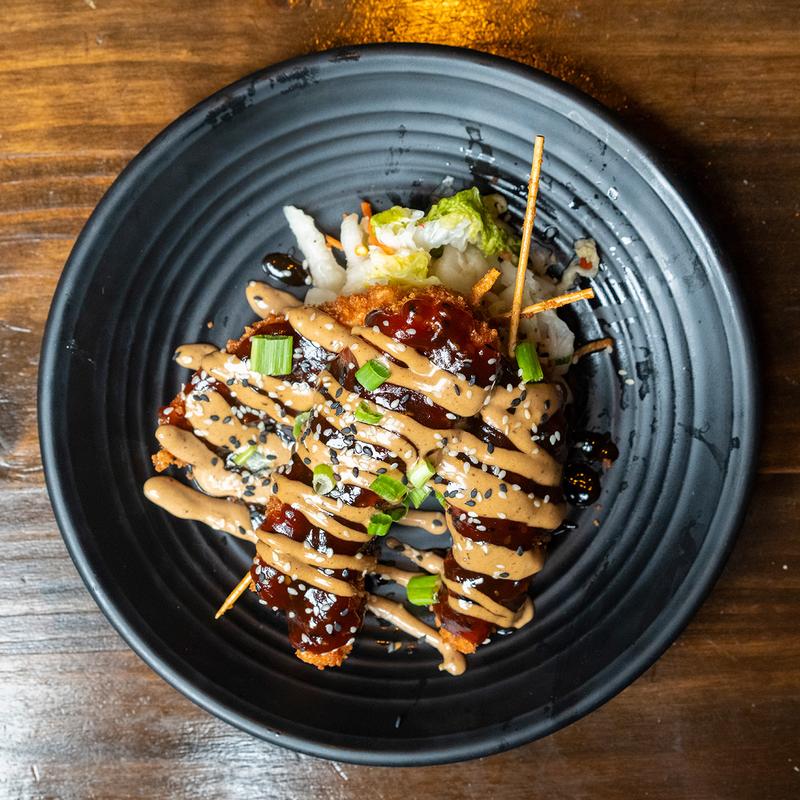 Sesame Katsu Chicken Skewers photo
