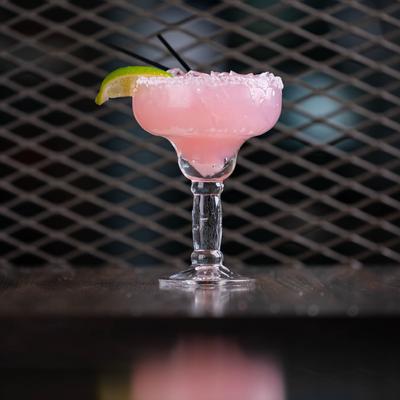 Pink cocktail