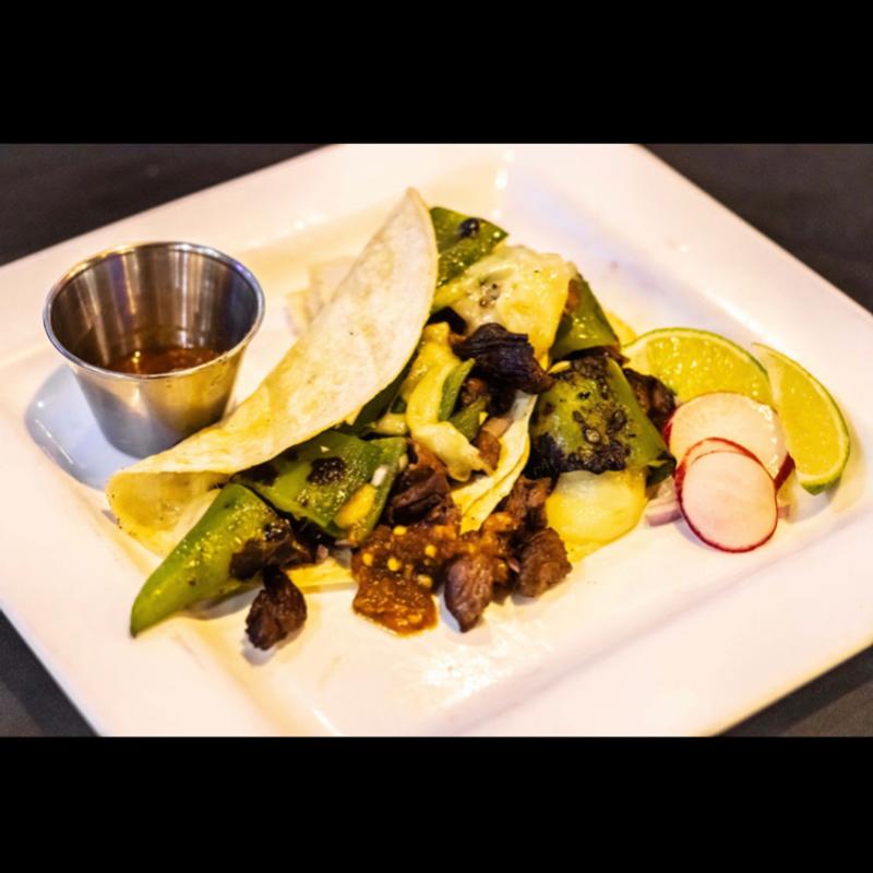 menu item 41 of 61, Poblano Mar Y Tierra Taco