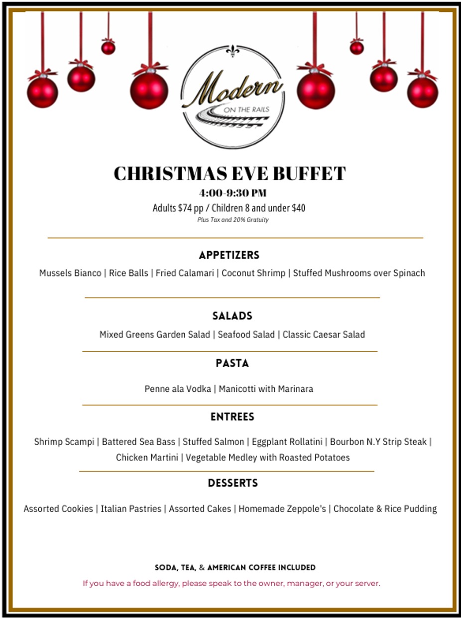 Christmas Eve Buffet event photo