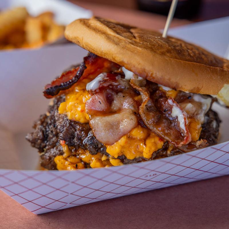 Pimento Sriracha Smash Burger photo