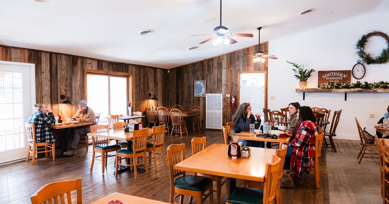 Interior, dining area