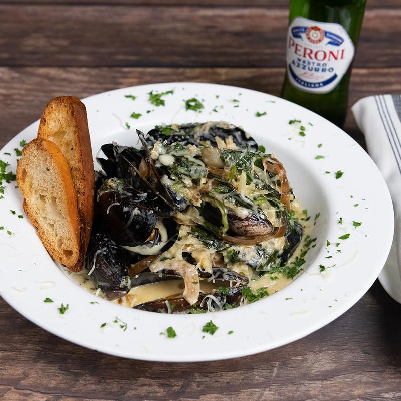 Mussels Florentine photo