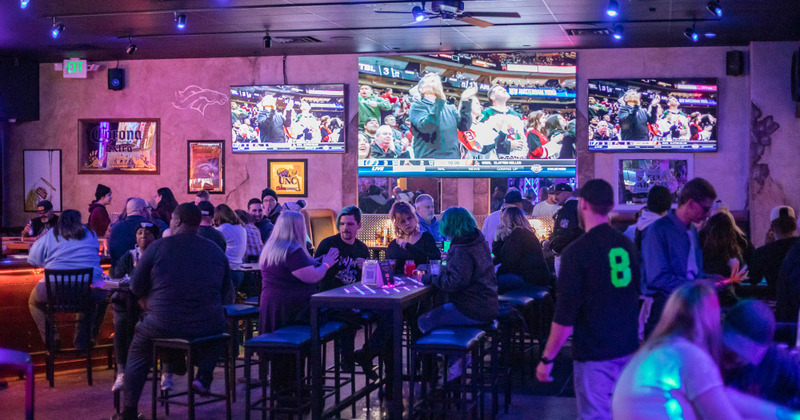 Interior, restaurant booths