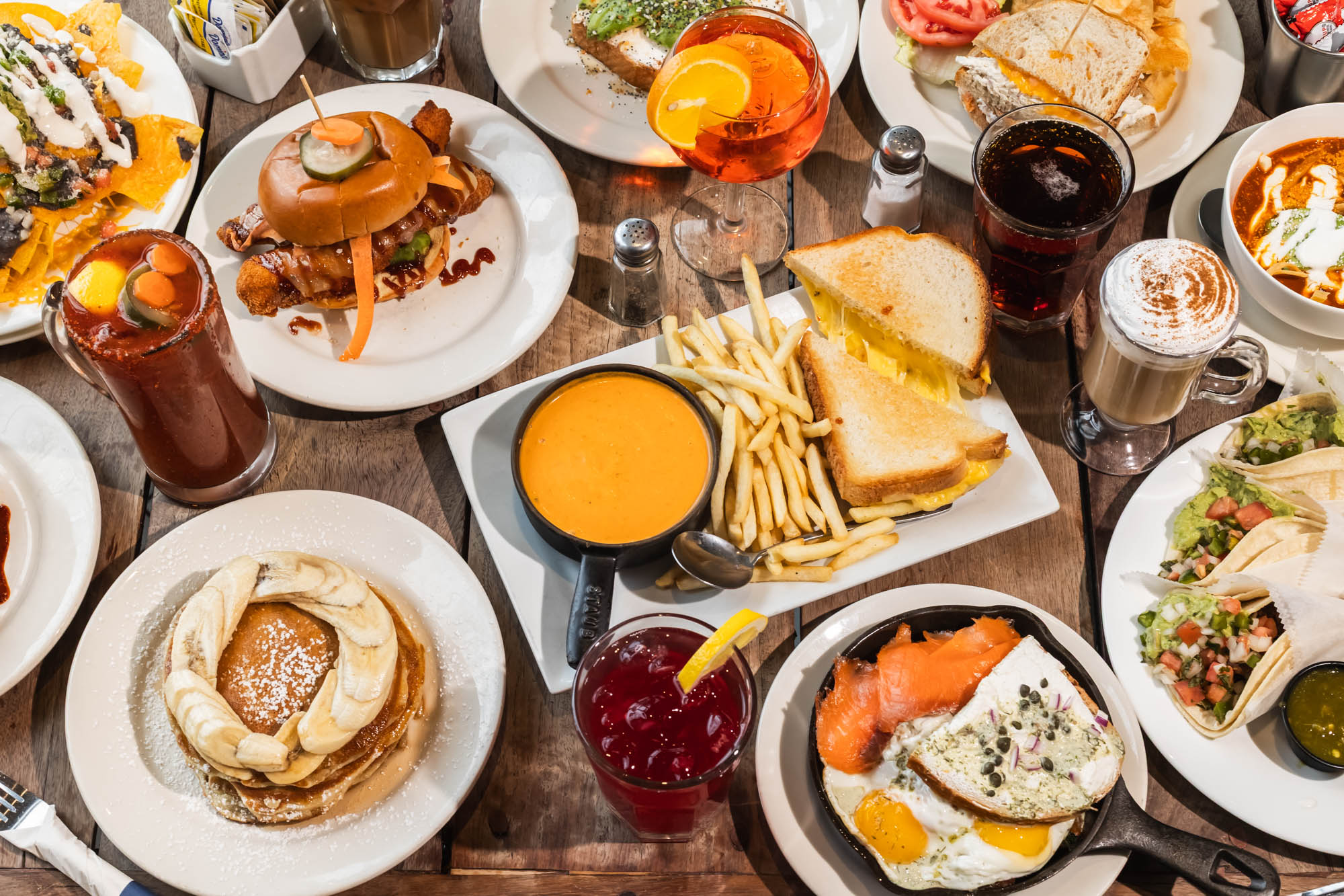 TABLE FULL OF BRUNCH