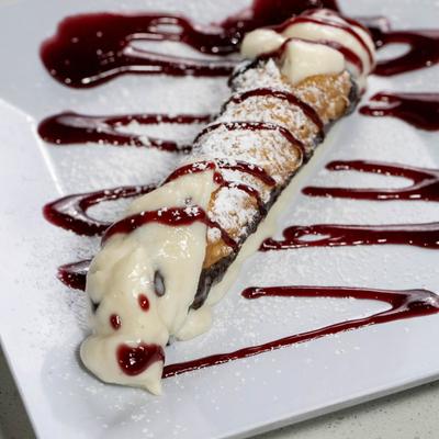 Cannoli dessert.