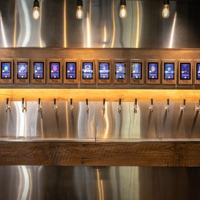 Numerous drink dispensaries.