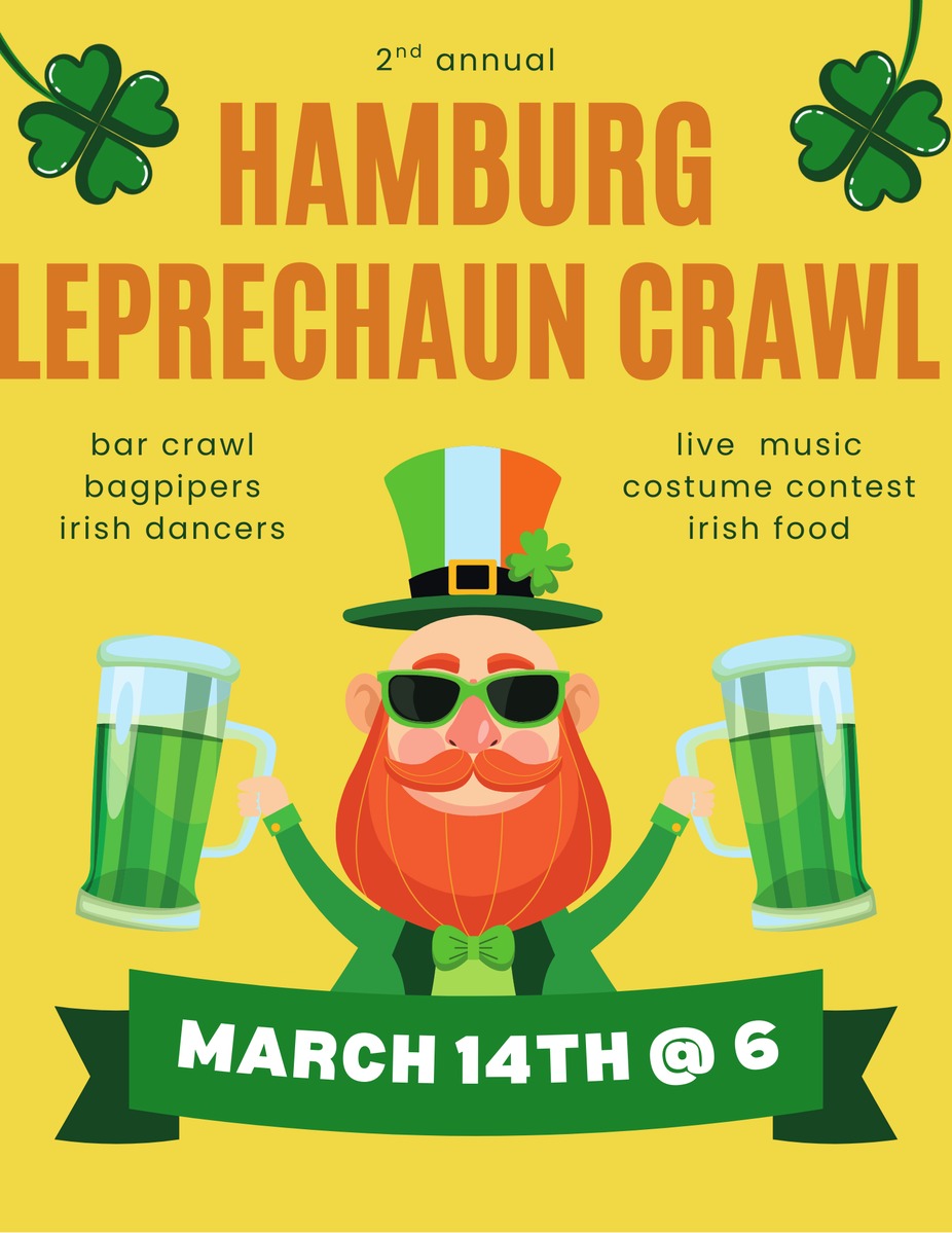 2nd Annual Hamburg Leprechaun Crawl event photo