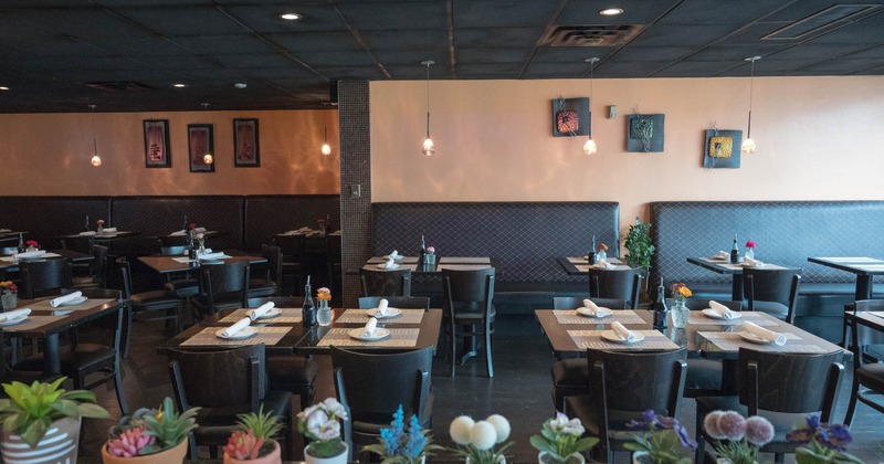 Interior, seating space