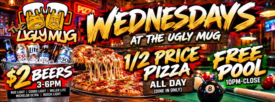 Pizza, Beer & Billiards- EVERY WEDNESDAY!! event photo