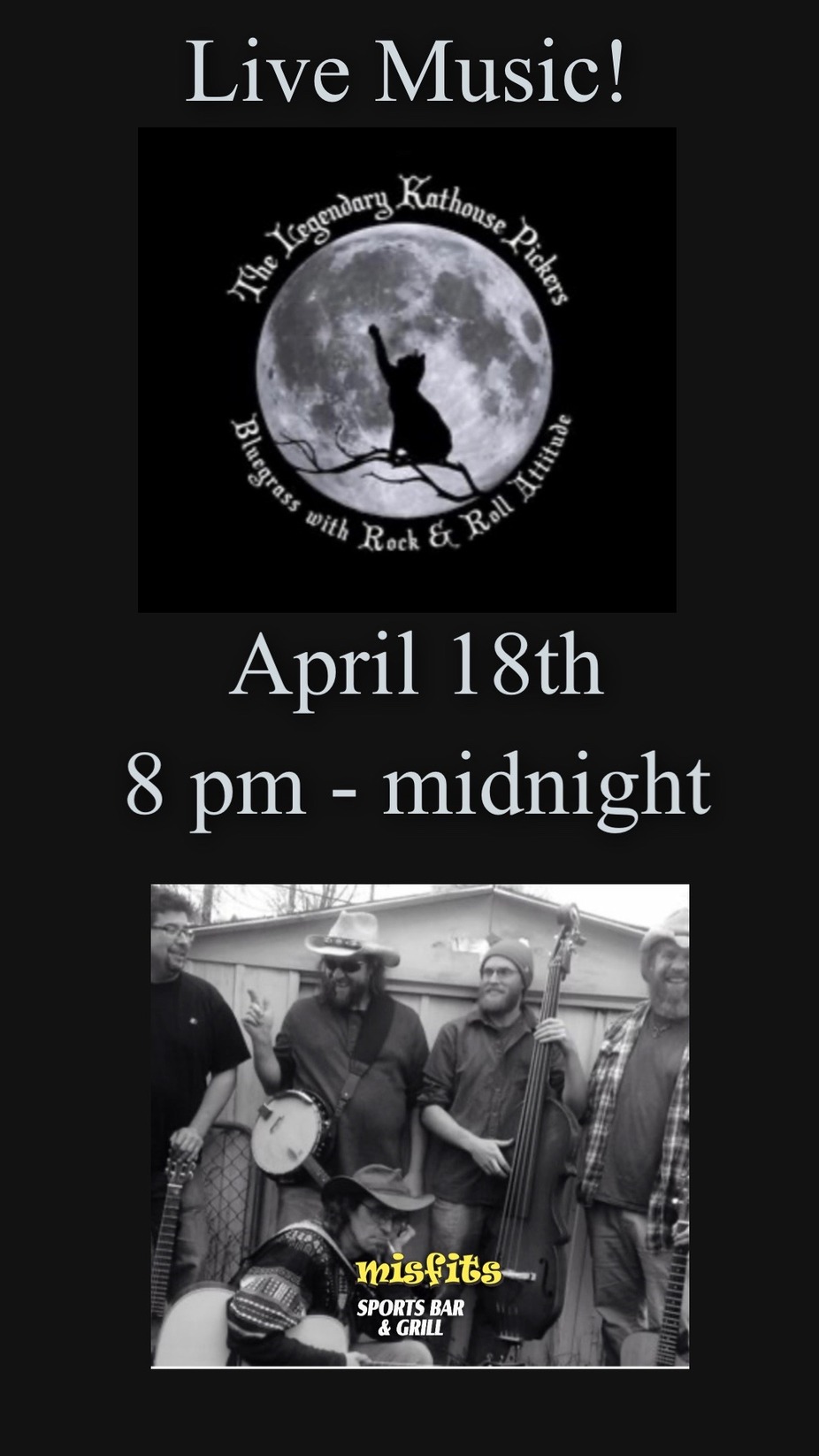 The Legendary Kathouse Pickers event photo