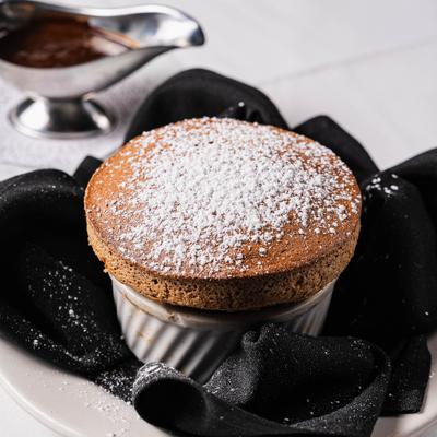 Arthur's godiva cocolate souffle