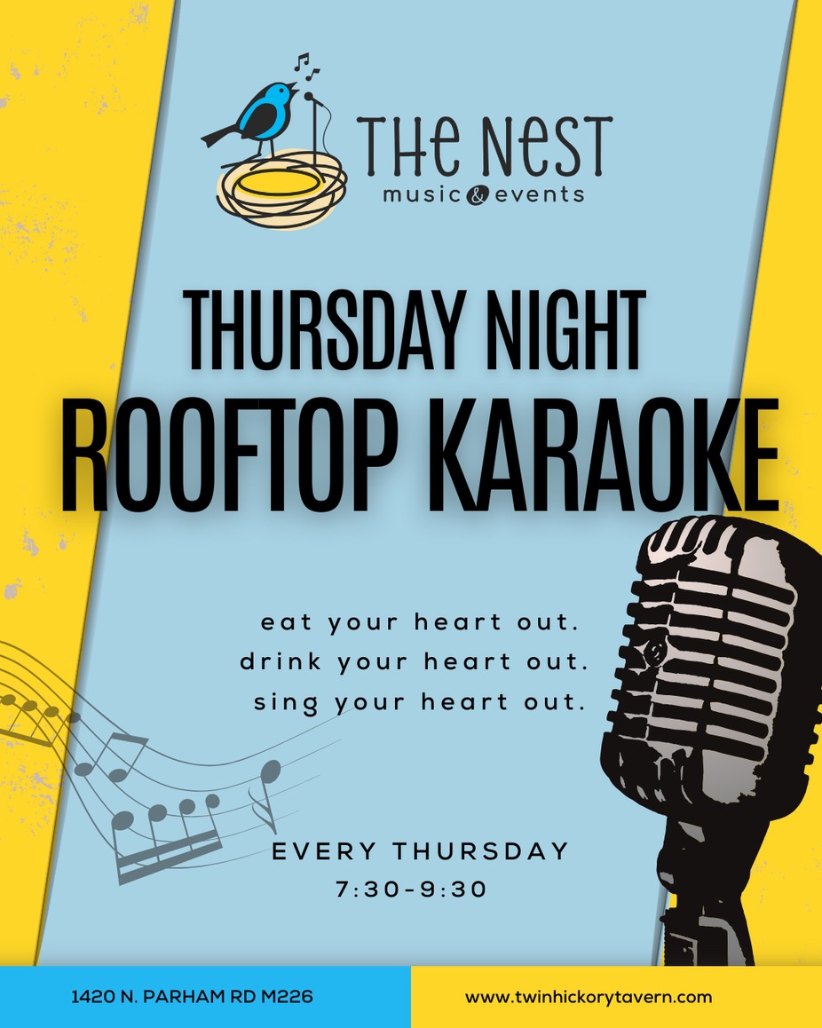 Rooftop Karaoke at The Nest!  event photo