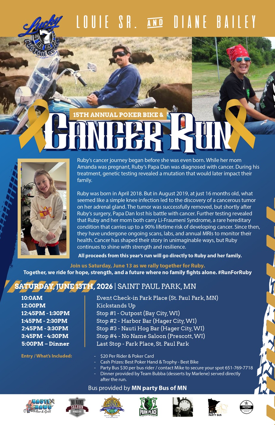 15th Annual Cancer Bike Run event photo