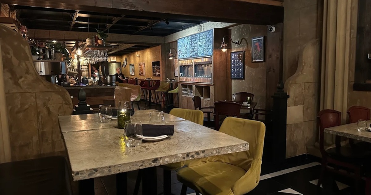 Tables and chairs