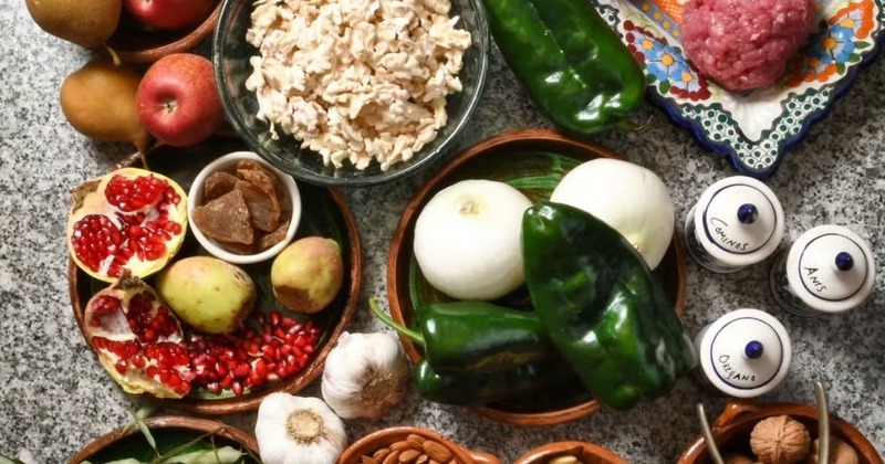 Authentic Mexican Dishes including tacos and side dishes