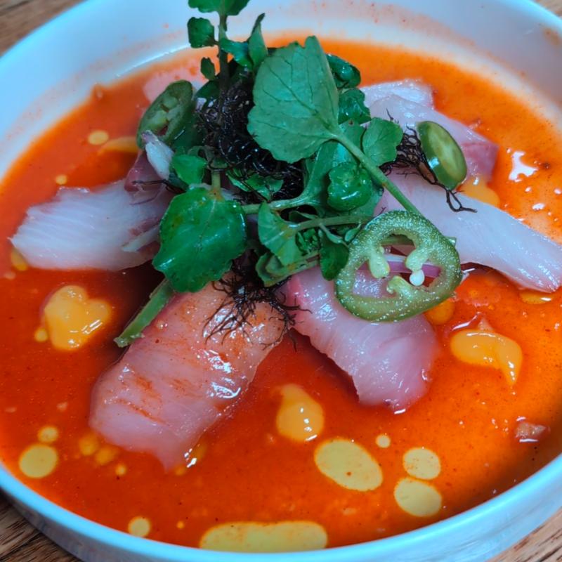 menu item 3 of 23, HAMACHI SASHIMI