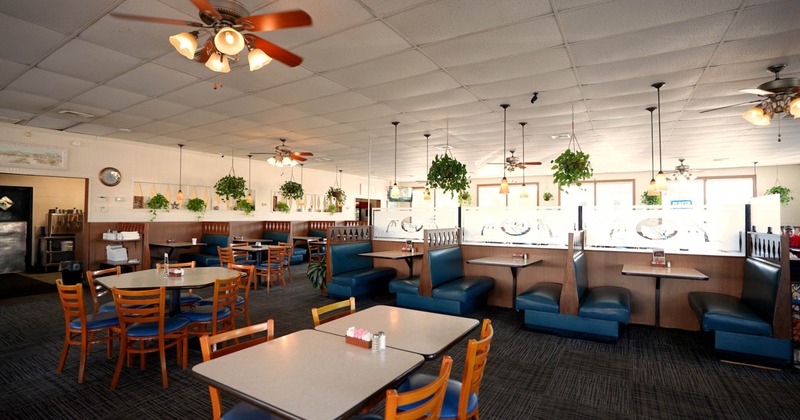 Interior seating area