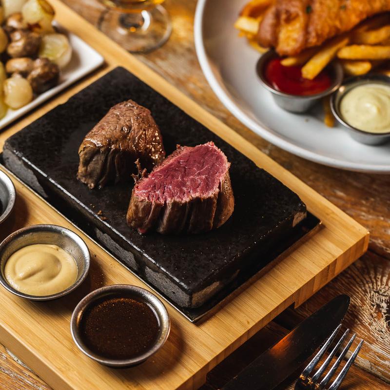 Steak on a Stone photo