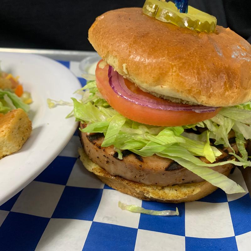 Smoked Bologna Burger photo