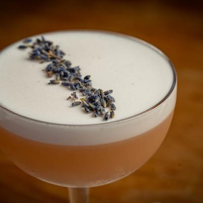 Lavender cocktail.