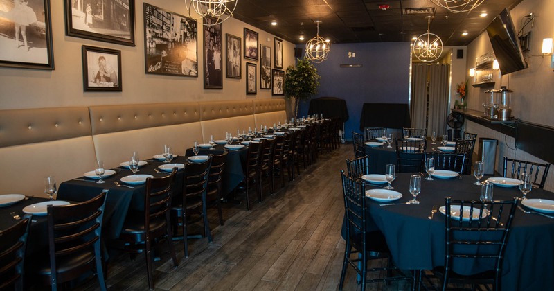 Interior, dining area