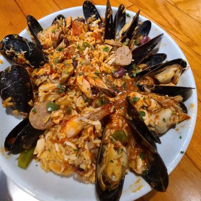 Seafood Paella.
