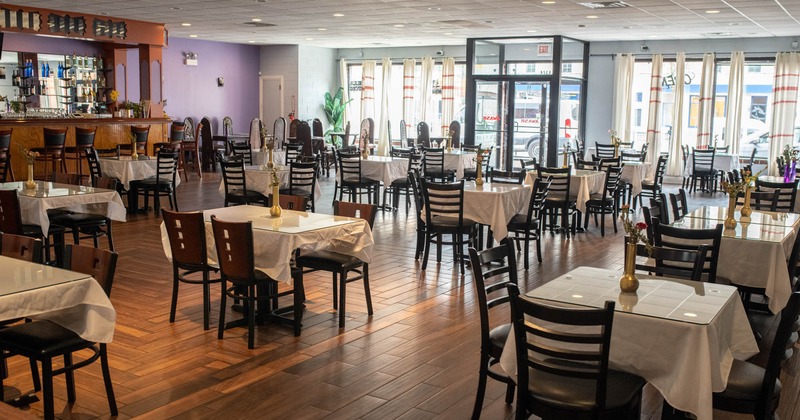 Interior, main seating space