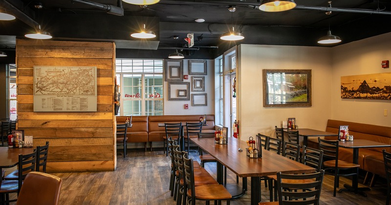 Interior space, dining area